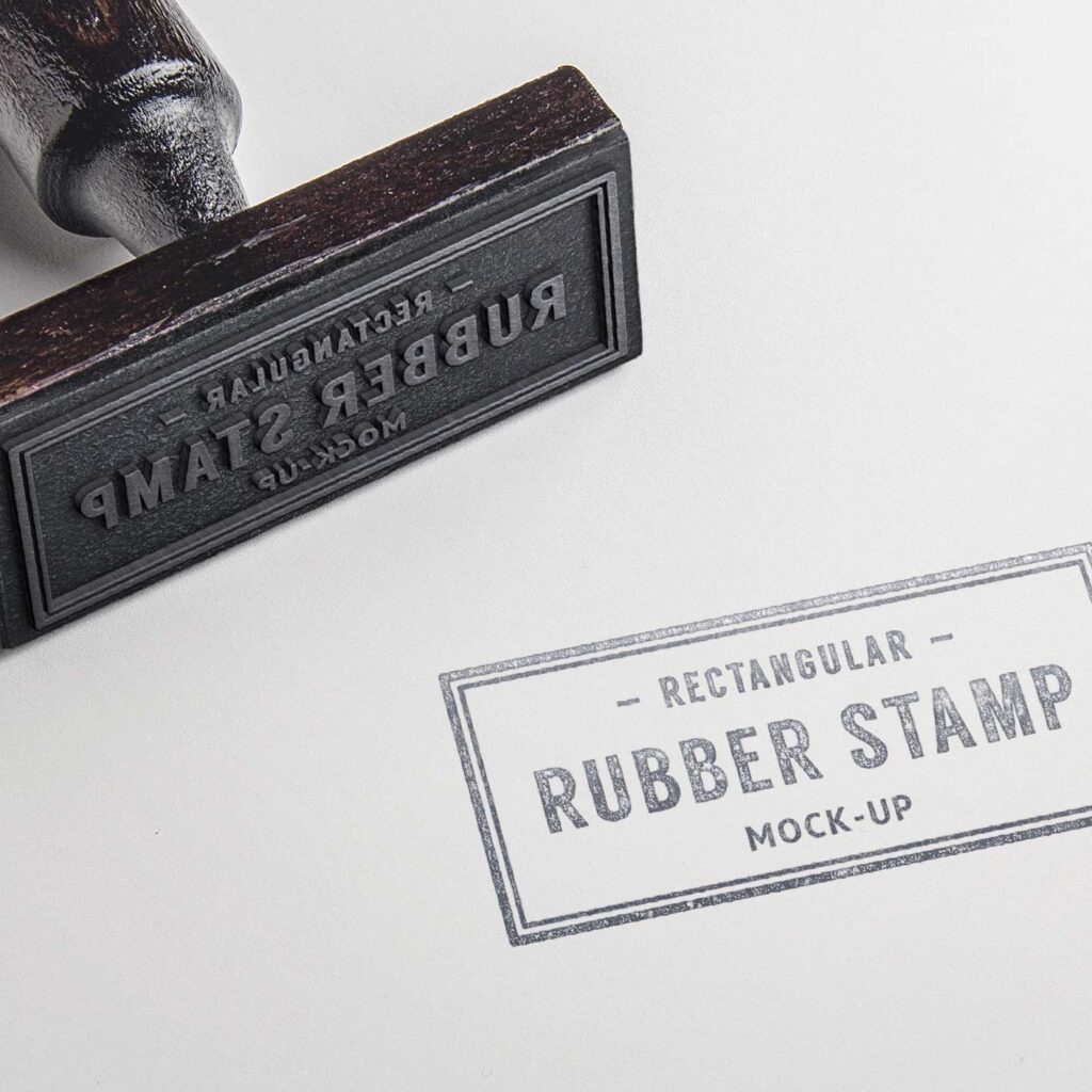 Rubber stamp